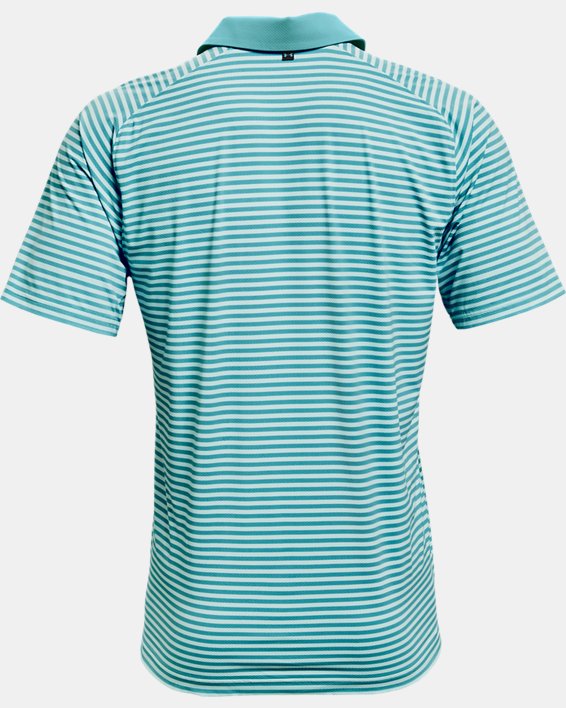 Men's UA Iso-Chill Hollen Stripe Polo, Blue, pdpMainDesktop image number 5